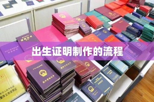 桑植出生证明制作的流程